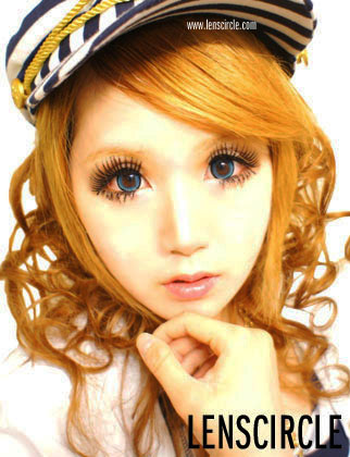 Crystal Blue Circle Lens