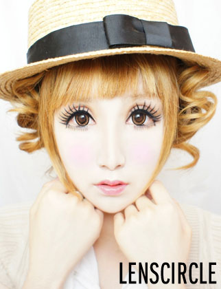 twirl brown circle lenses