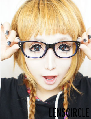 twirl grey circle lenses