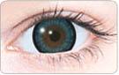 blue circle lens