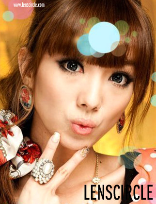 flower grey circle lenses