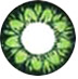 flower green circle lens