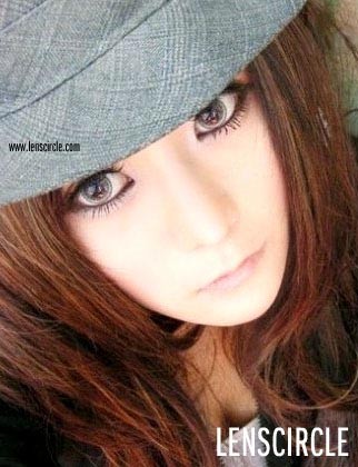 grey nudy circle contact lenses