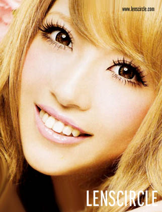 brown super angel circle contact lenses