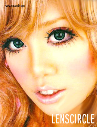 green super angel circle contact lenses