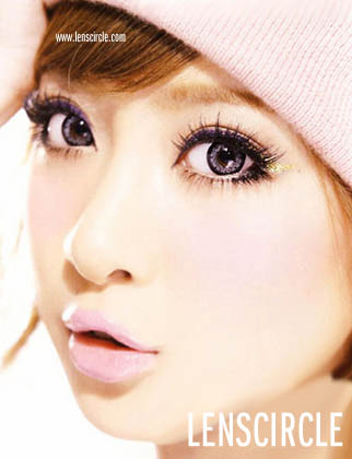 grey super angel circle contact lenses