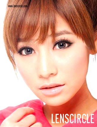 grey super nudy circle contact lenses