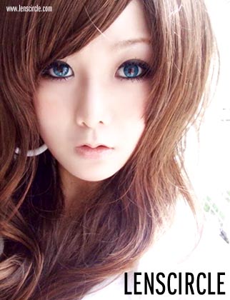 Asian Blue Contacts 82